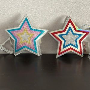 2 CAT & JACK STAR CROSSBODY BAGS